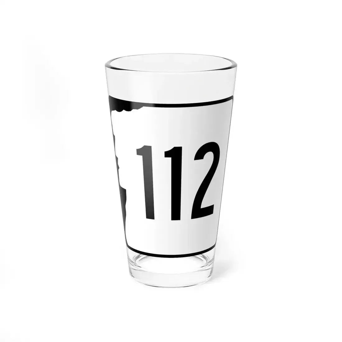 NH Route 112 (New Hampshire) (Road Sign) Pint Glass 16oz 16oz - Go Mug Yourself
