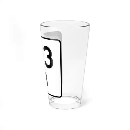 NH Route 113B (New Hampshire) (Road Sign) Pint Glass 16oz - Go Mug Yourself