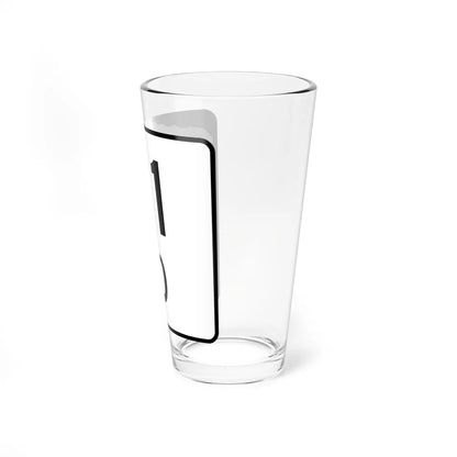 NH Route 11D (New Hampshire) (Road Sign) Pint Glass 16oz - Go Mug Yourself