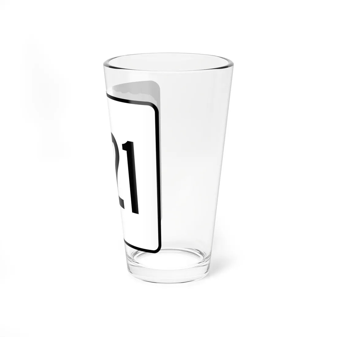 NH Route 121 (New Hampshire) (Road Sign) Pint Glss 16oz - Go Mug Yourself