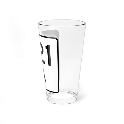 NH Route 121A (New Hampshire) (Road Sign) Pint Glss 16oz - Go Mug Yourself