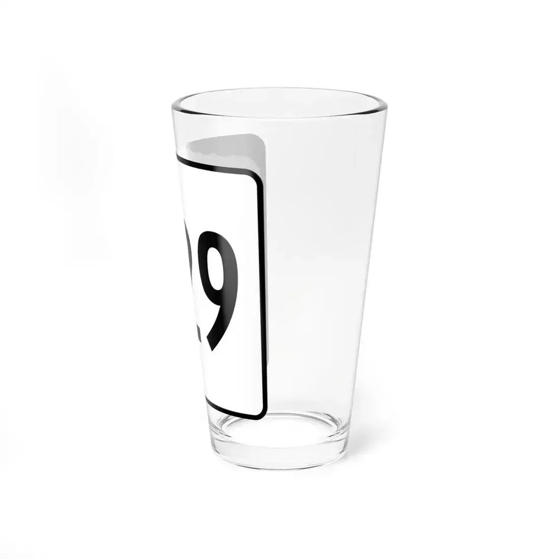 NH Route 129 (New Hampshire) (Road Sign) Pint Glass 16oz - Go Mug Yourself