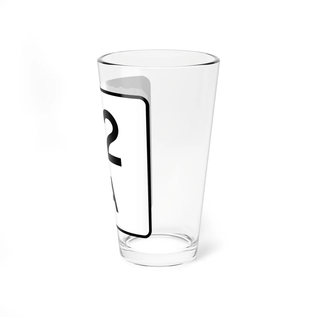 NH Route 12A (New Hampshire) (Road Sign) Pint Glass 16oz - Go Mug Yourself