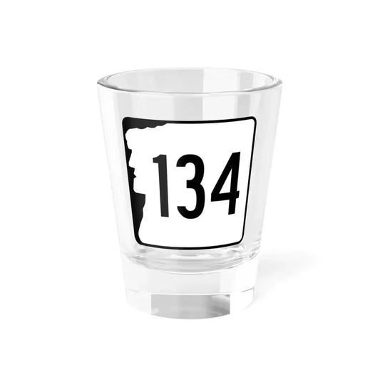 NH Route 134 (New Hampshire) (Road Sign) Shot Glass 1.5oz 1.5oz - Go Mug Yourself