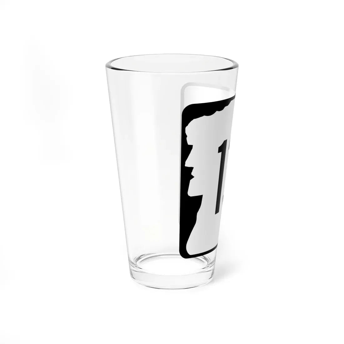 NH Route 136 (New Hampshire) (Road Sign) Pint Glass 16oz - Go Mug Yourself