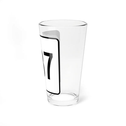 NH Route 137 (New Hampshire) (Road Sign) Pint Glss 16oz - Go Mug Yourself