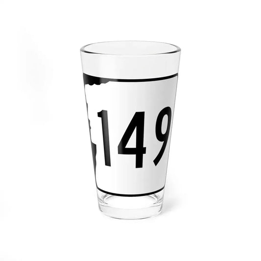 NH Route 149 (New Hampshire) (Road Sign) Pint Glss 16oz 16oz - Go Mug Yourself