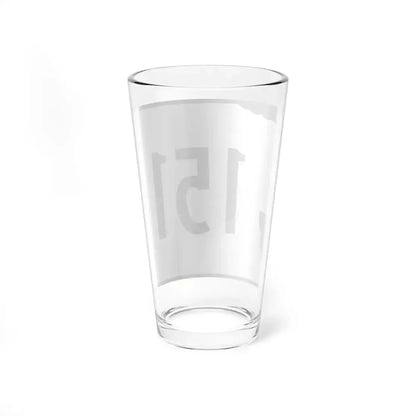 NH Route 151 (New Hampshire) (Road Sign) Pint Glss 16oz - Go Mug Yourself