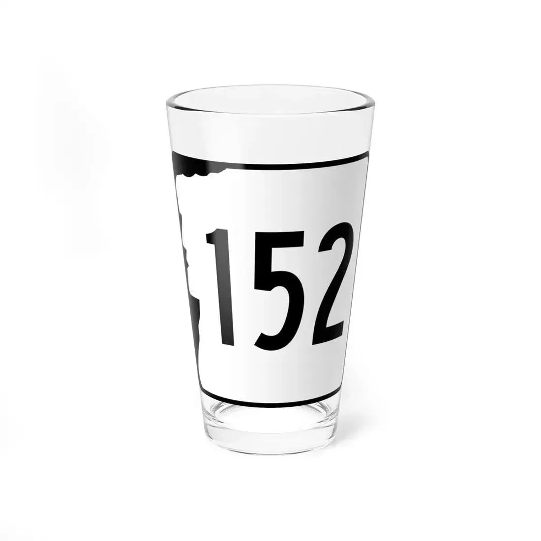 NH Route 152 (New Hampshire) (Road Sign) Pint Glass 16oz 16oz - Go Mug Yourself