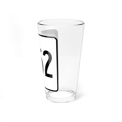 NH Route 152 (New Hampshire) (Road Sign) Pint Glass 16oz - Go Mug Yourself