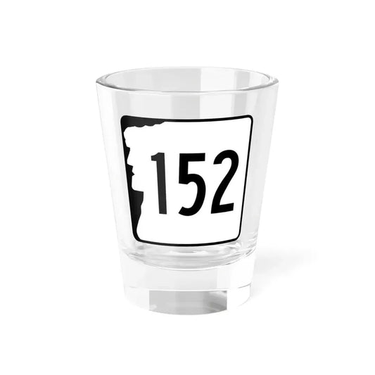 NH Route 152 (New Hampshire) (Road Sign) Shot Glass 1.5oz 1.5oz - Go Mug Yourself