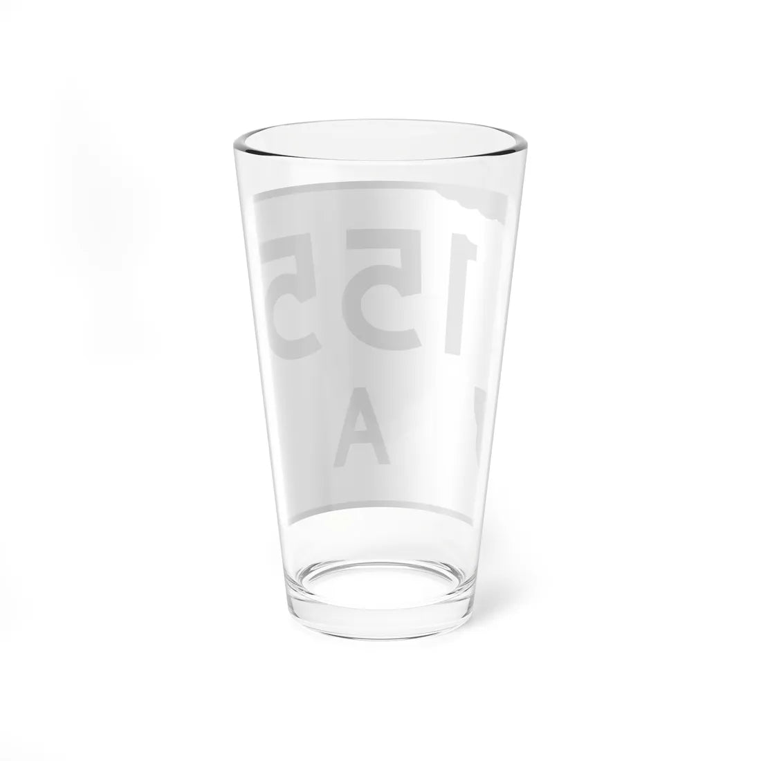 NH Route 155A (New Hampshire) (Road Sign) Pint Glass 16oz - Go Mug Yourself