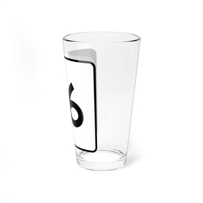 NH Route 16 (New Hampshire) (Road Sign) Pint Glass 16oz - Go Mug Yourself