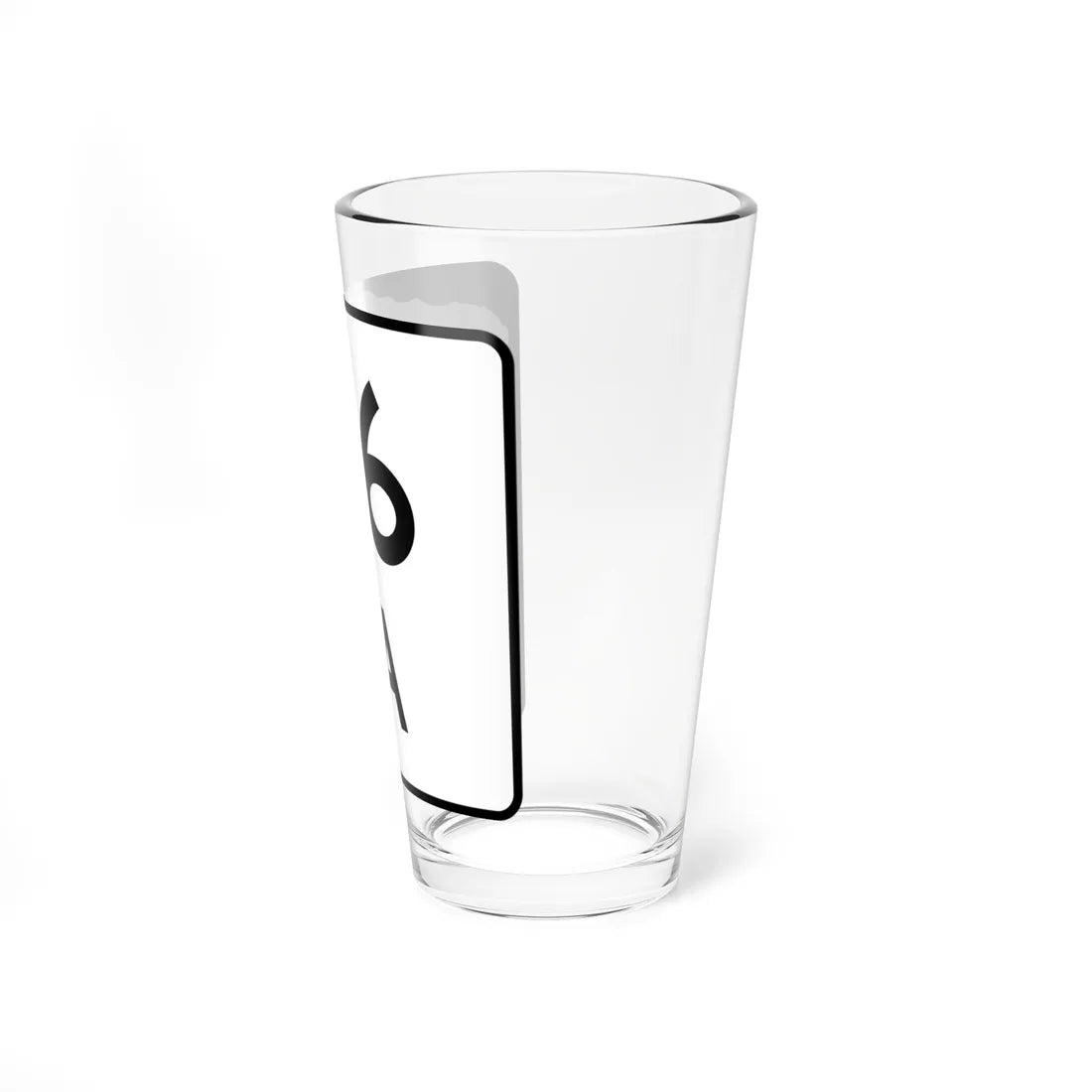 NH Route 16A (New Hampshire) (Road Sign) Pint Glass 16oz - Go Mug Yourself