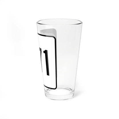 NH Route 171 (New Hampshire) (Road Sign) Pint Glass 16oz - Go Mug Yourself