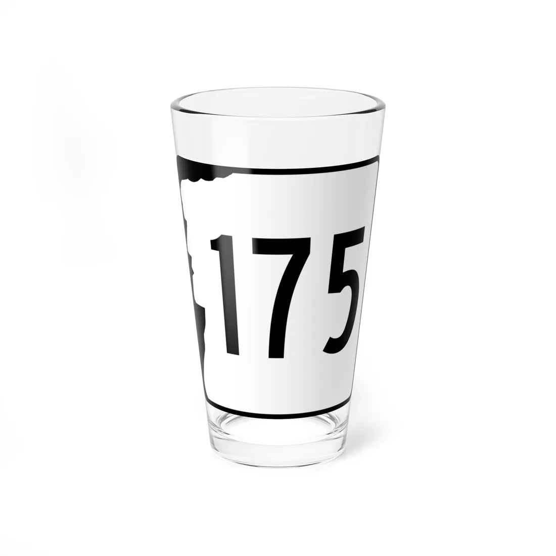 NH Route 175 (New Hampshire) (Road Sign) Pint Glass 16oz 16oz - Go Mug Yourself