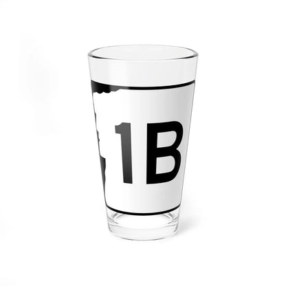 NH Route 1B (New Hampshire) (Road Sign) Pint Glass 16oz 16oz - Go Mug Yourself