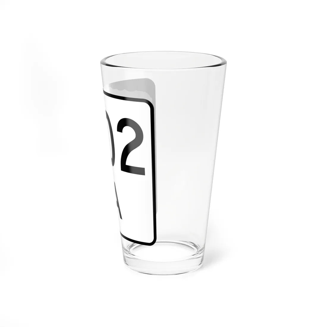 NH Route 202A (New Hampshire) (Road Sign) Pint Glass 16oz - Go Mug Yourself