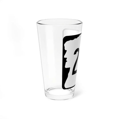 NH Route 236 (New Hampshire) (Road Sign) Pint Glass 16oz - Go Mug Yourself