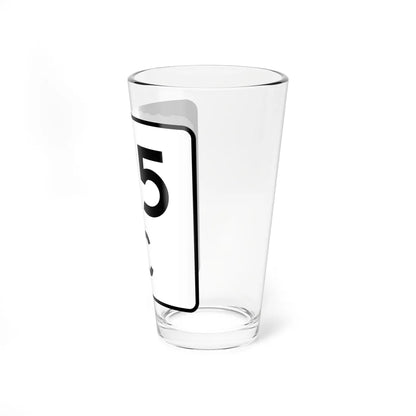 NH Route 25C (New Hampshire) (Road Sign) Pint Glss 16oz - Go Mug Yourself