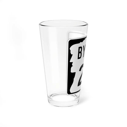 NH Route 28 Bypass (New Hampshire) (Road Sign) Pint Glass 16oz - Go Mug Yourself
