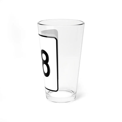 NH Route 28 (New Hampshire) (Road Sign) Pint Glss 16oz - Go Mug Yourself