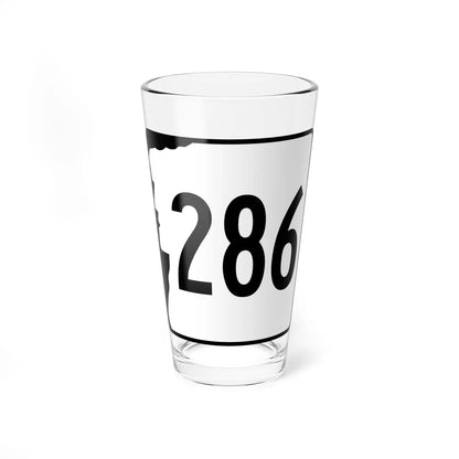 NH Route 286 (New Hampshire) (Road Sign) Pint Glass 16oz 16oz - Go Mug Yourself