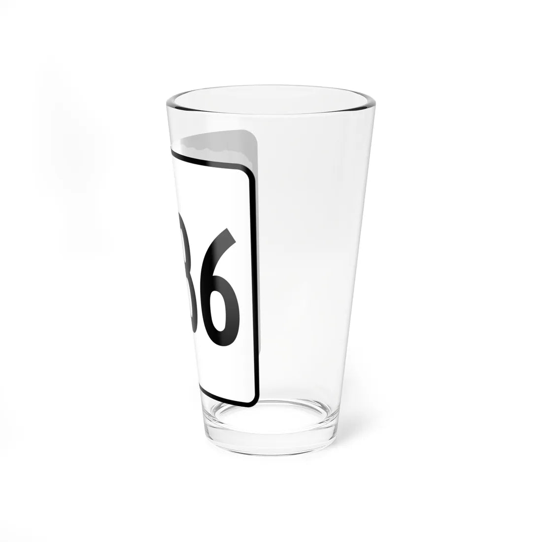 NH Route 286 (New Hampshire) (Road Sign) Pint Glass 16oz - Go Mug Yourself