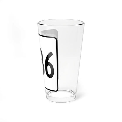 NH Route 286 (New Hampshire) (Road Sign) Pint Glass 16oz - Go Mug Yourself