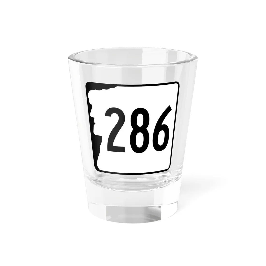 NH Route 286 (New Hampshire) (Road Sign) Shot Glass 1.5oz 1.5oz - Go Mug Yourself