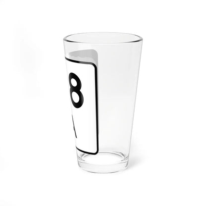 NH Route 28A (New Hampshire) (Road Sign) Pint Glss 16oz - Go Mug Yourself