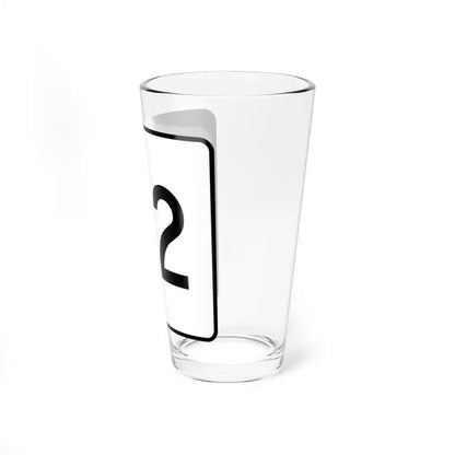 NH Route 32 (New Hampshire) (Road Sign) Pint Glss 16oz - Go Mug Yourself