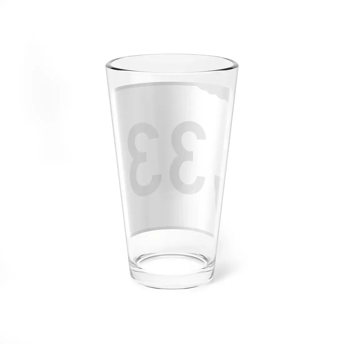 NH Route 33 (New Hampshire) (Road Sign) Pint Glass 16oz - Go Mug Yourself