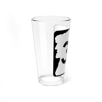 NH Route 3A (New Hampshire) (Road Sign) Pint Glass 16oz - Go Mug Yourself