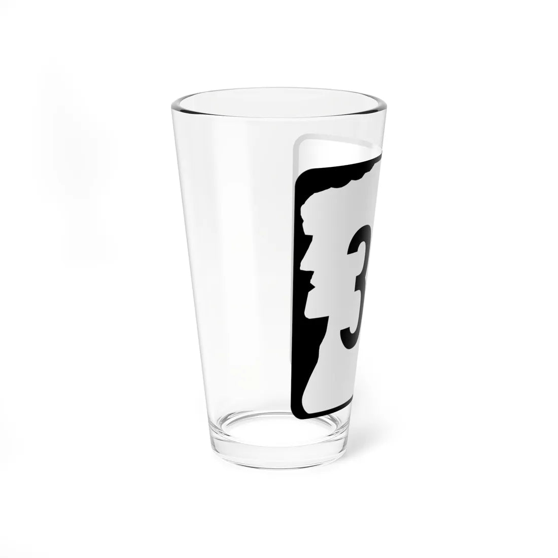 NH Route 3A variant (New Hampshire) (Road Sign) Pint Glass 16oz - Go Mug Yourself