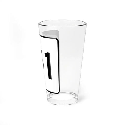 NH Route 51 (New Hampshire) (Road Sign) Pint Glass 16oz - Go Mug Yourself