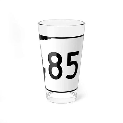 NH Route 85 (New Hampshire) (Road Sign) Pint Glass 16oz 16oz - Go Mug Yourself