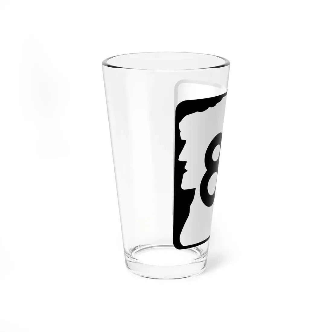 NH Route 86 (New Hampshire) (Road Sign) Pint Glass 16oz - Go Mug Yourself