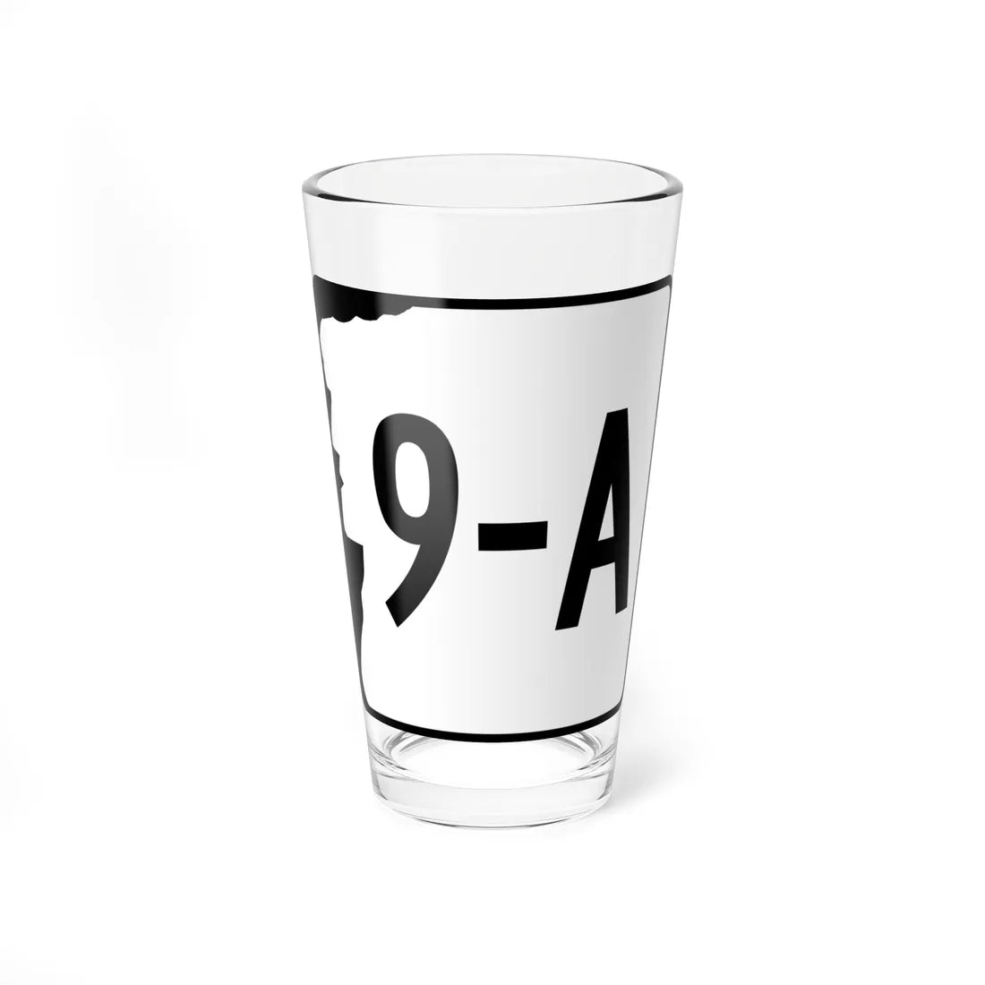 NH Route 9A variant (New Hampshire) (Road Sign) Pint Glass 16oz 16oz - Go Mug Yourself