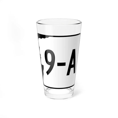 NH Route 9A variant (New Hampshire) (Road Sign) Pint Glass 16oz 16oz - Go Mug Yourself