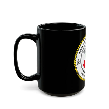 NHCS Texas (U.S. Navy) Black Coffee Mug-Go Mug Yourself