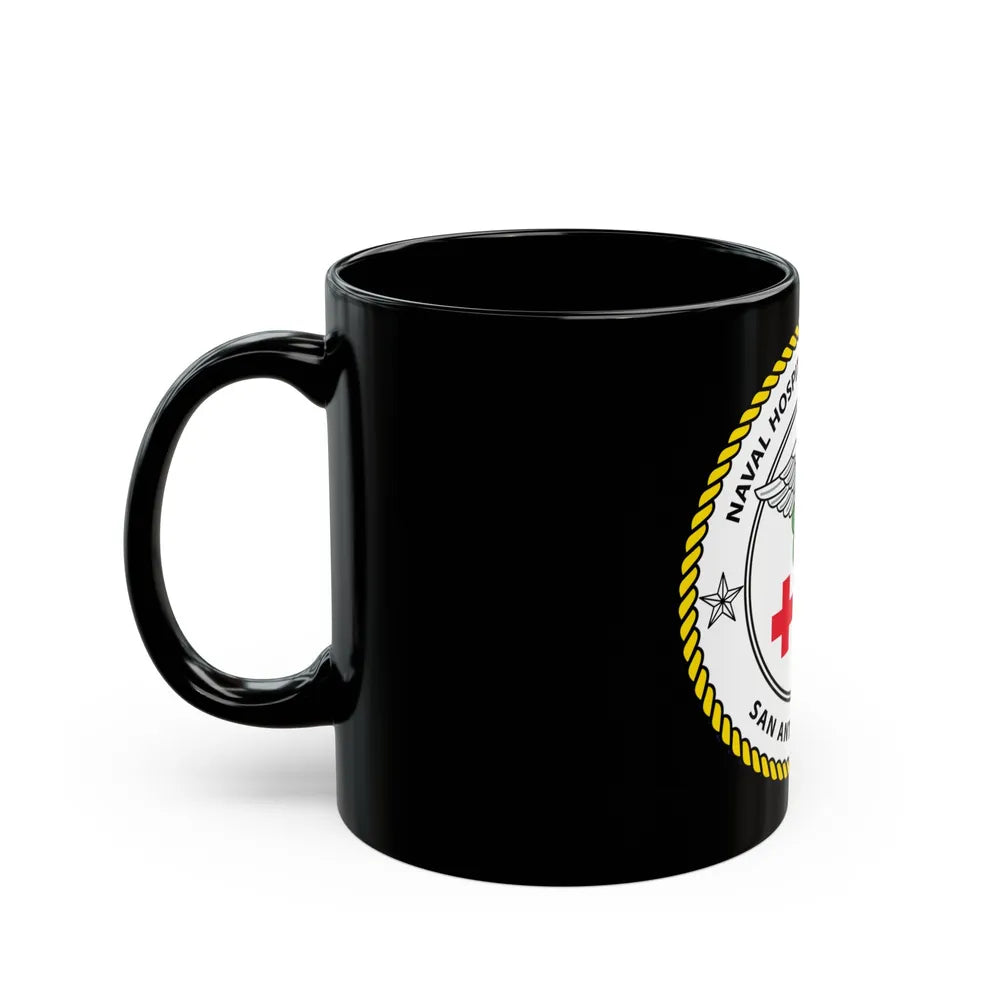 NHCS Texas (U.S. Navy) Black Coffee Mug-Go Mug Yourself