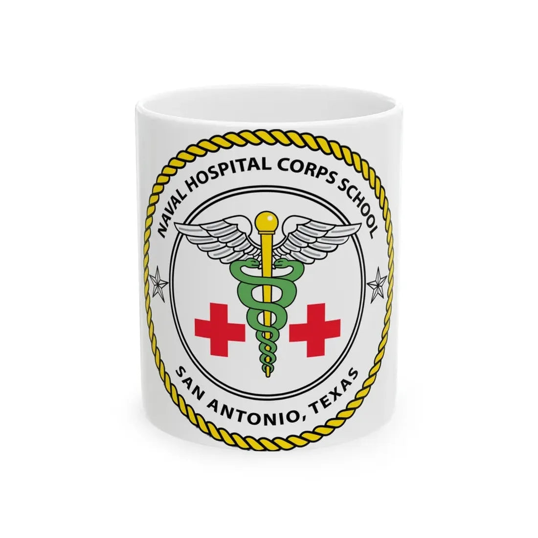 NHCS Texas (U.S. Navy) White Coffee Mug 11oz - Go Mug Yourself
