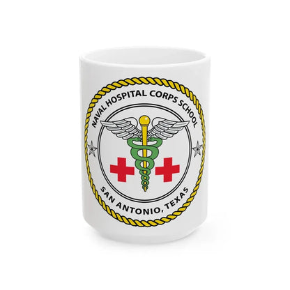 NHCS Texas (U.S. Navy) White Coffee Mug 15oz - Go Mug Yourself