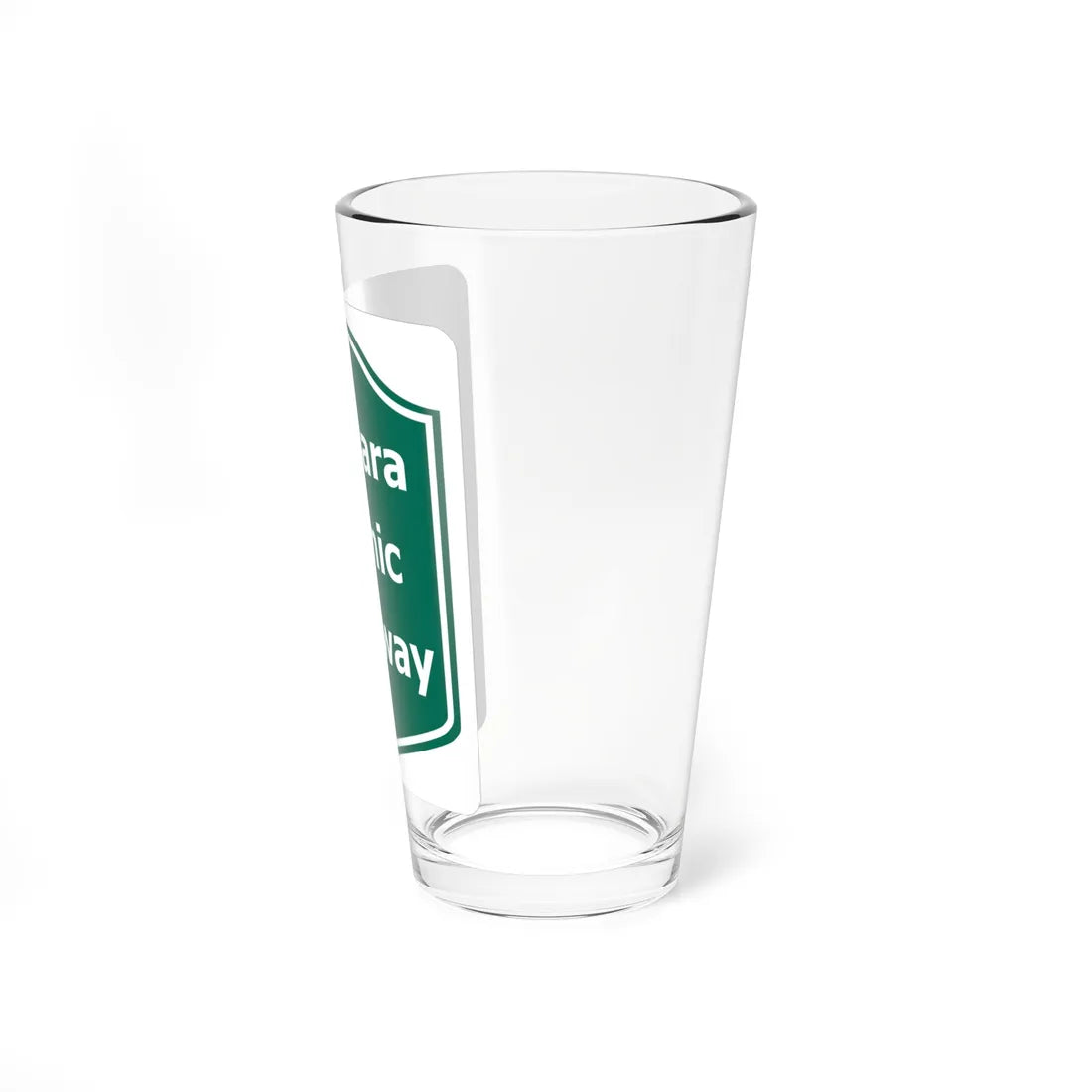 Niagara Scenic Pkwy Shield (New York) (Road Sign) Pint Glass 16oz - Go Mug Yourself