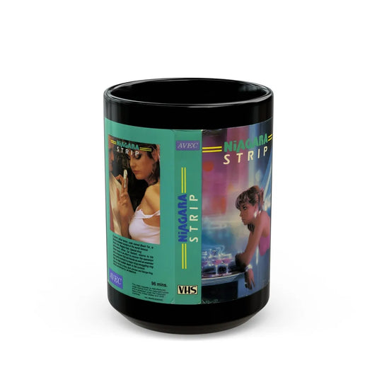 NIAGARA STRIP (VHS COVER) - Black Coffee Mug-15oz-Go Mug Yourself