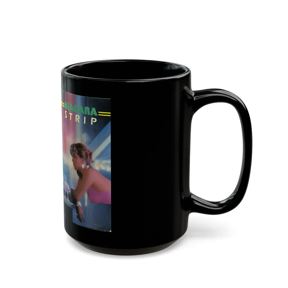 NIAGARA STRIP (VHS COVER) - Black Coffee Mug-Go Mug Yourself