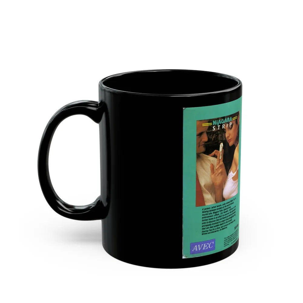 NIAGARA STRIP (VHS COVER) - Black Coffee Mug-Go Mug Yourself