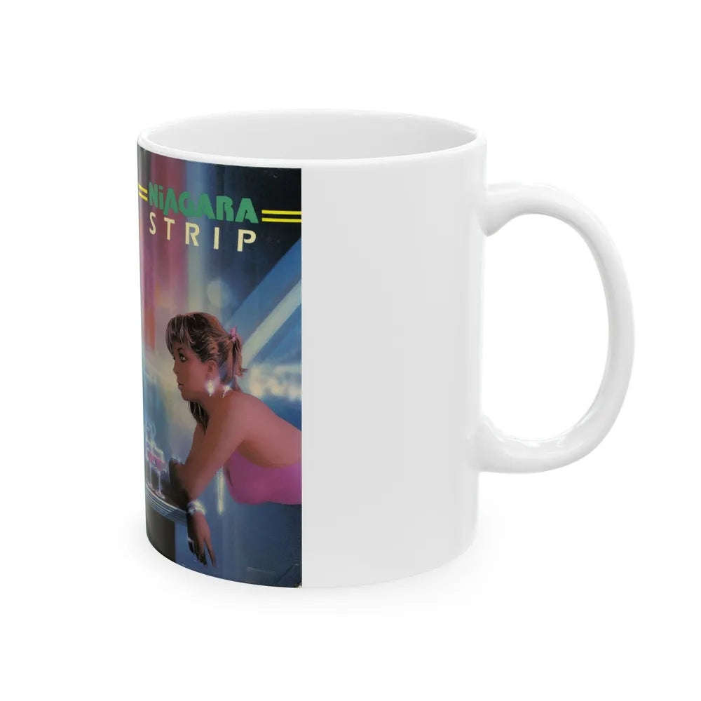 NIAGARA STRIP (VHS COVER) - White Coffee Mug-Go Mug Yourself