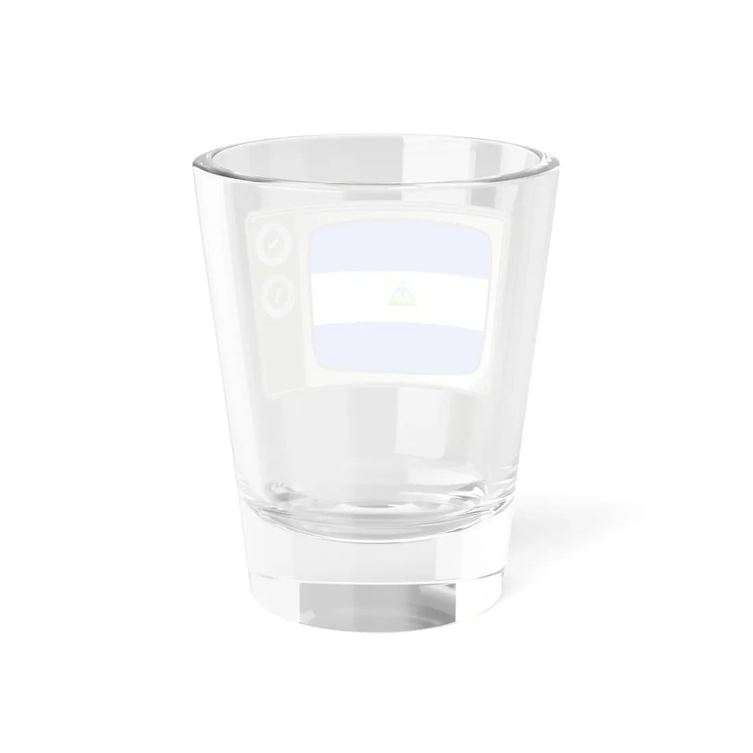 Nicaragua flag tv (Nicaragua) Shot Glass 1.5oz - Go Mug Yourself